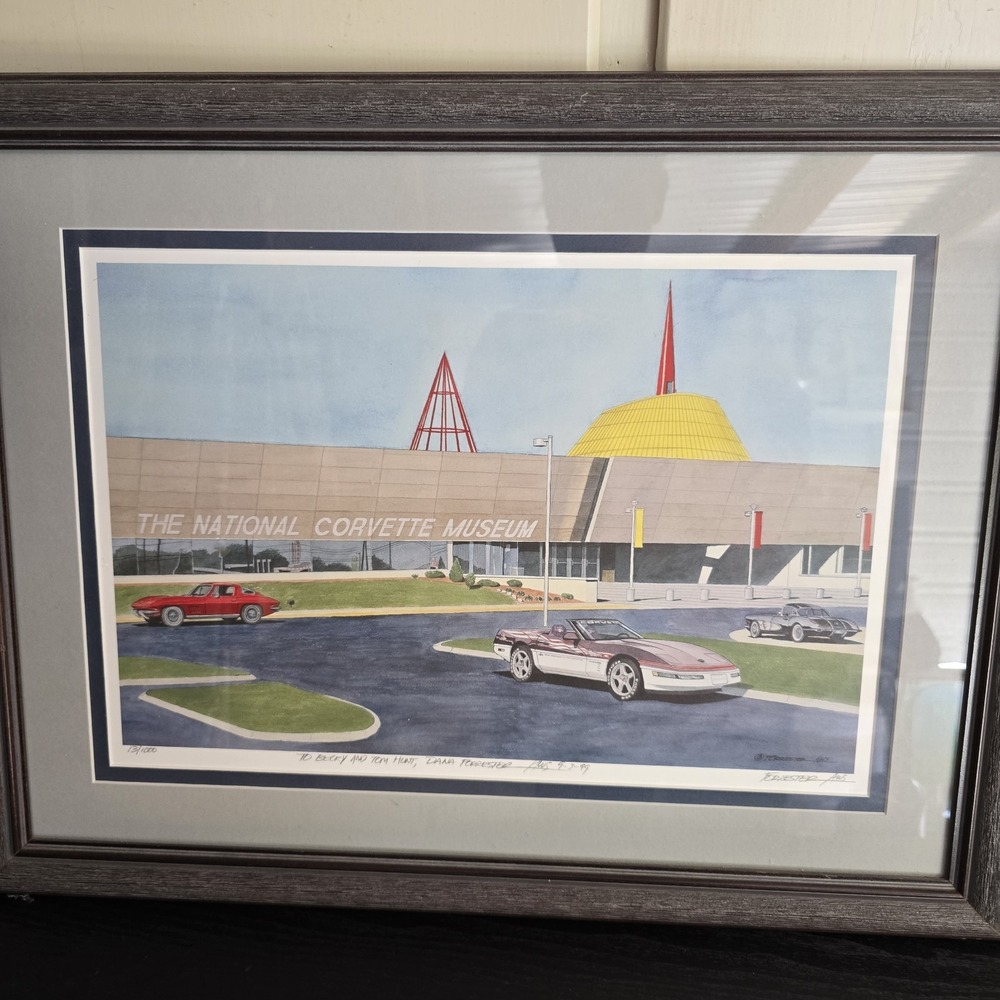 Dana Forrester Watercolor "Morning Sunlight on the Museum" 17"x23"